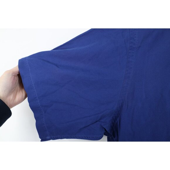 Vintage 90s Ralph Lauren Mens Large Faded Blake Short Sleeve Button Down Shirt - Picture 8 of 14